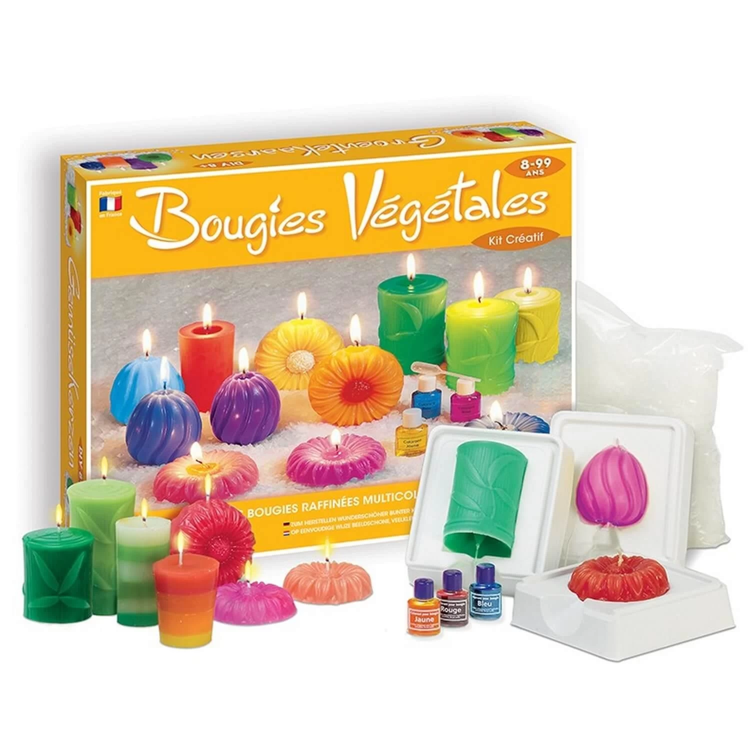 Kit Créatif : Bougies Vegetales 1 Kit Créatif : Bougies Vegetales