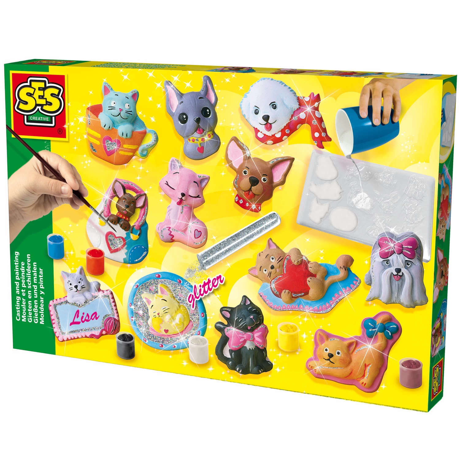 SES Creative Moulage En Plâtre Chiens Et Chats 1 SES Creative Moulage En Plâtre Chiens Et Chats