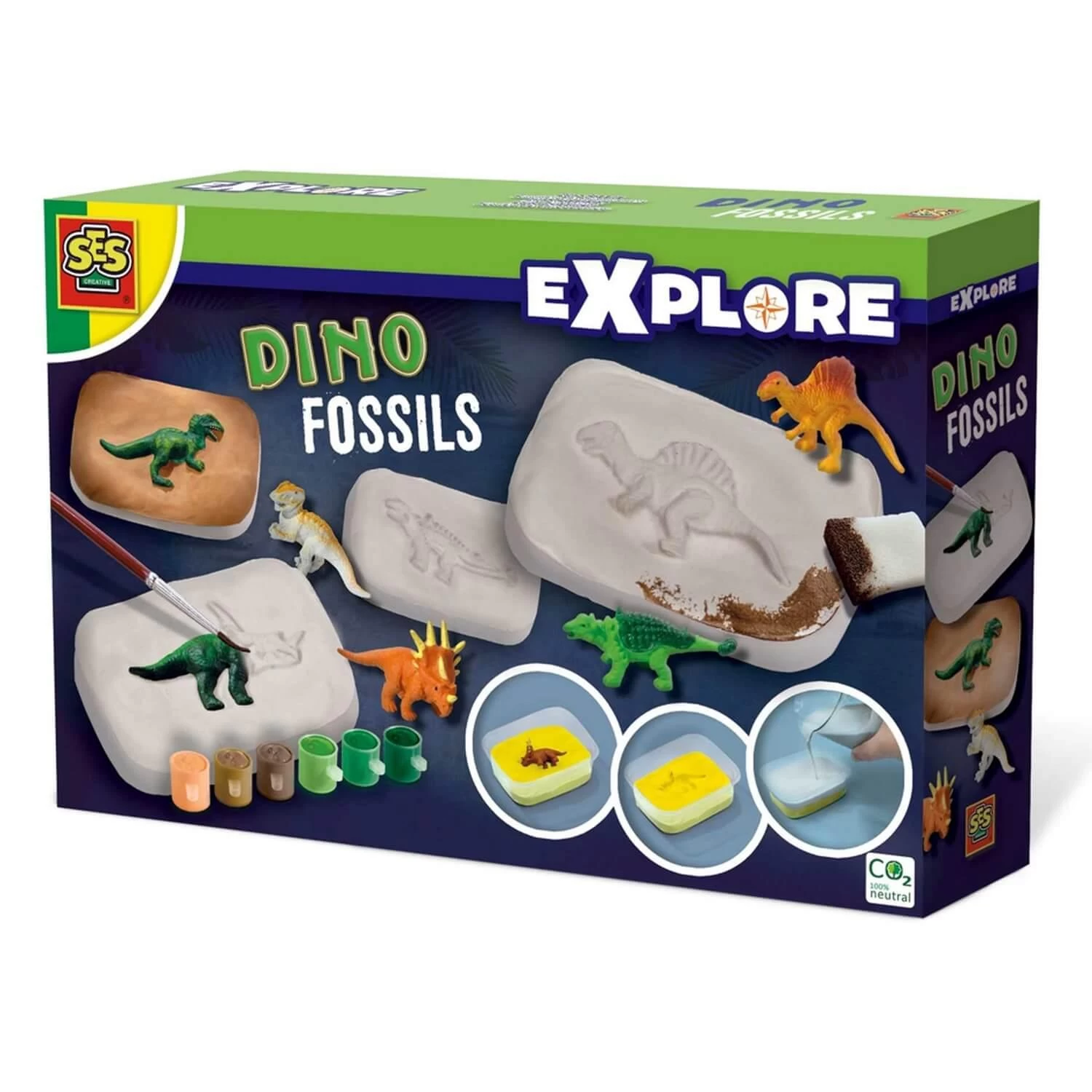 SES Creative Coffret Explore : Fossiles De Dinosaures 1 SES Creative Coffret Explore : Fossiles De Dinosaures