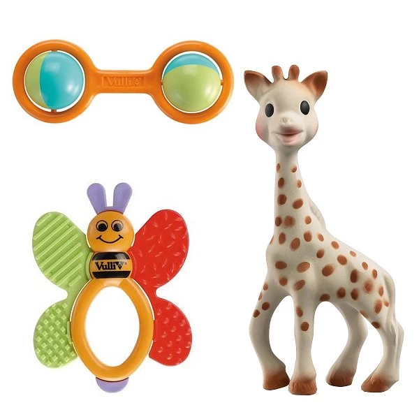 Set De Naissance Sophie La Girafe : 3 Jouets 1 Set De Naissance Sophie La Girafe : 3 Jouets