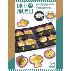 Djeco Amulettes Métal à Créer : Porte-bonheur