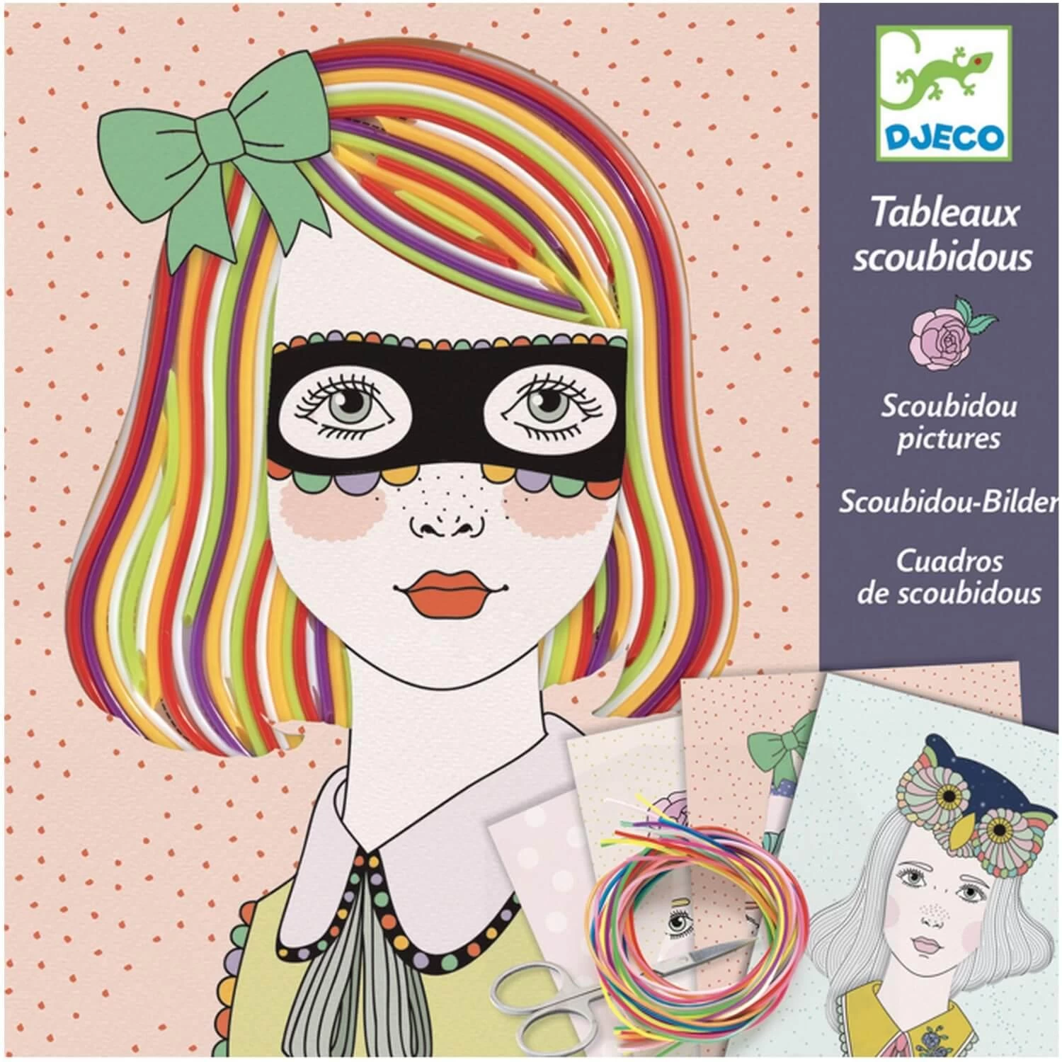 Djeco Tableaux Scoubidous : Pepsy Tifs 1 Djeco Tableaux Scoubidous : Pepsy Tifs