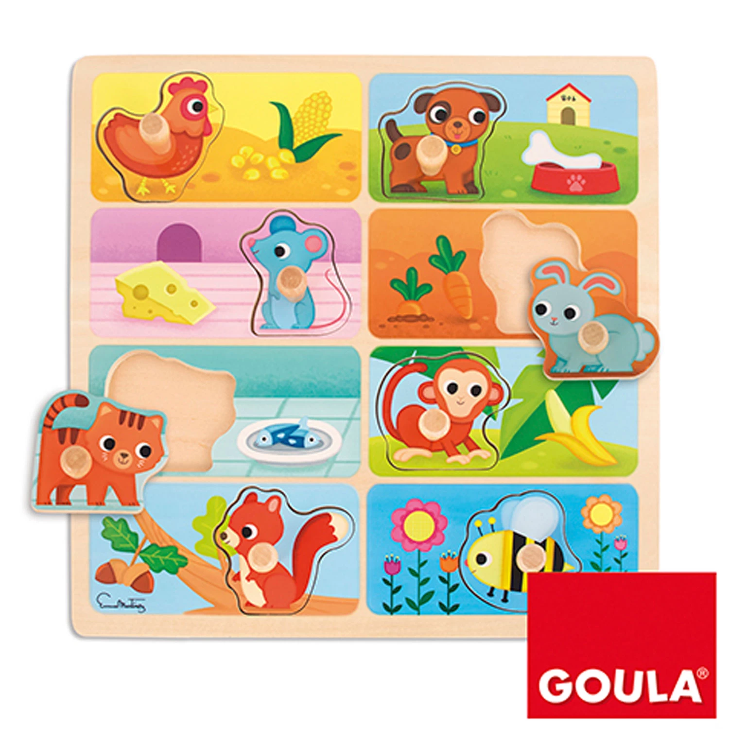 Encastrement 8 Pièces En Bois : Mon Repas Préféré 1 Encastrement 8 Pièces En Bois : Mon Repas Préféré