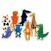 Djeco Puzzle 8 X 3 Pièces En Bois - Crazy Animaux