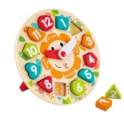 Hape Encastrement En Bois : Horloge Chunky