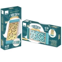 Vilac L'habilrinthe En Bois 2 En 1 : Jeu D'adresse Et De Patience