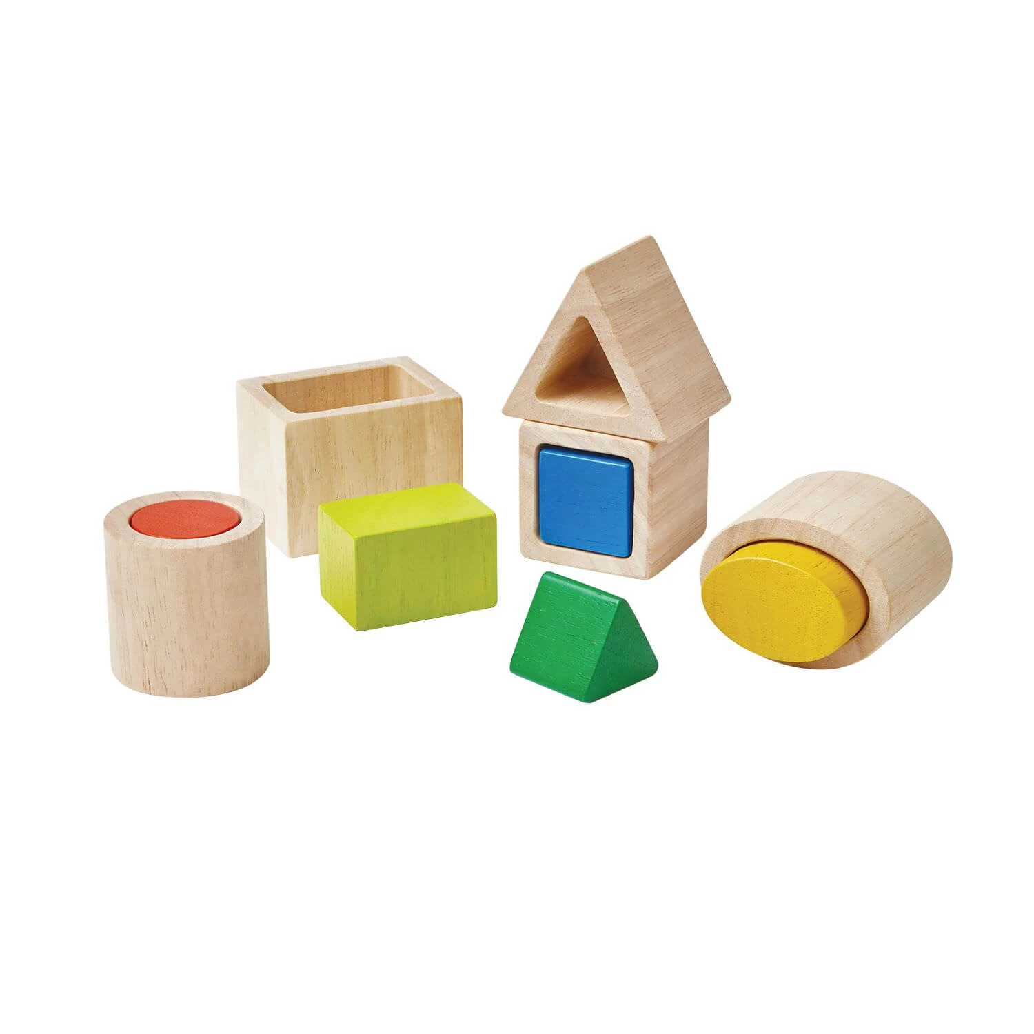 Plan Toys Formes Géométriques à Imbriquer - Méthode Montessori 1 Plan Toys Formes Géométriques à Imbriquer - Méthode Montessori