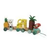 Janod Jouet à Tirer En Bois Tropik :Train Tropical