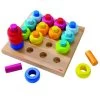 Haba Empilable En Bois Anneaux Multicolores