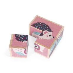 Janod Cubes En Bois : Mes Premiers Cubes : Bébés Animaux