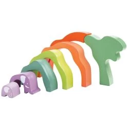 Hape Blocs à Empiler Safari Elephant