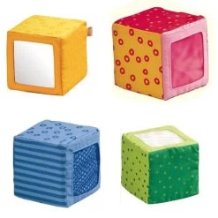 Haba Cubes D'éveil En Tissu