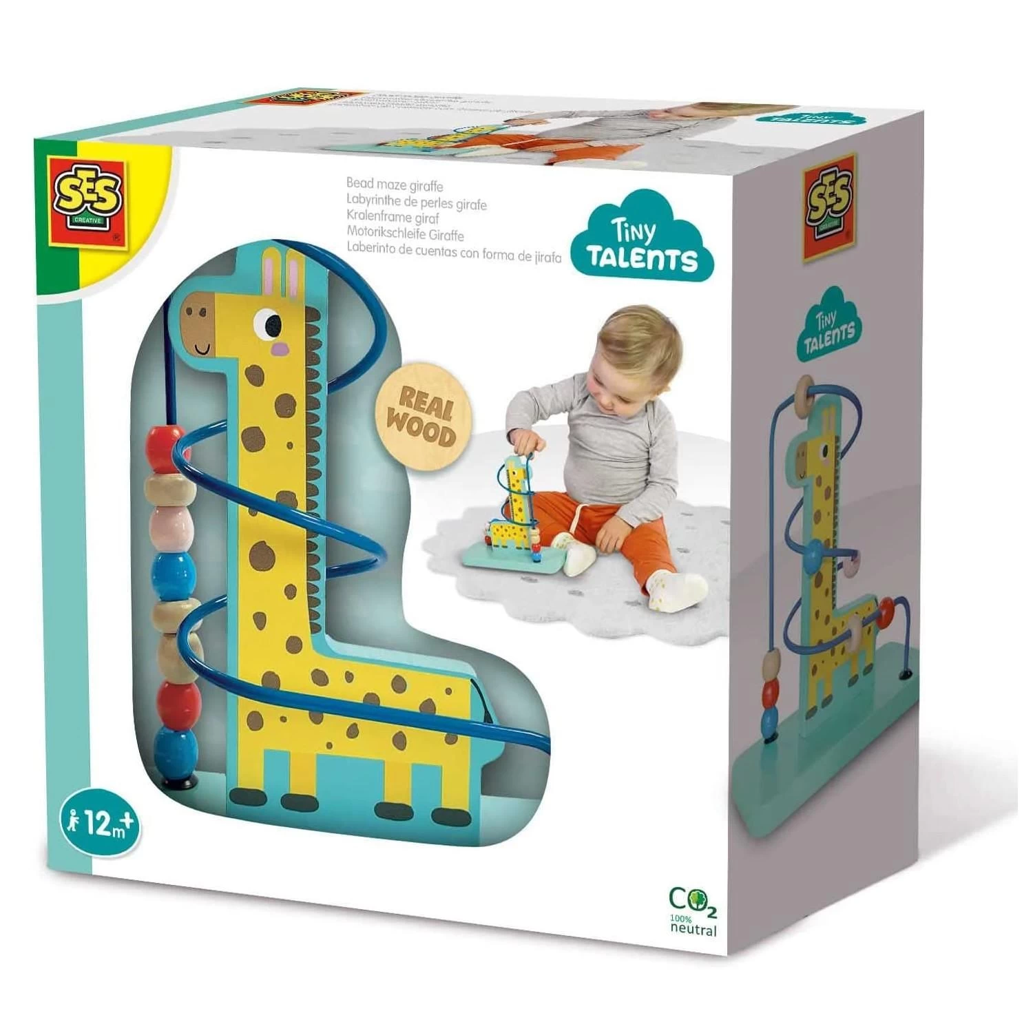 SES Creative Boulier : Labyrinthe De Perles Girafe 1 SES Creative Boulier : Labyrinthe De Perles Girafe