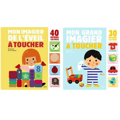 Lot De Deux Imagiers à Toucher 1 Lot De Deux Imagiers à Toucher