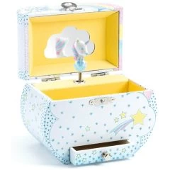 Djeco Boîte à Musique Et à Bijoux : Rêves De Licornes