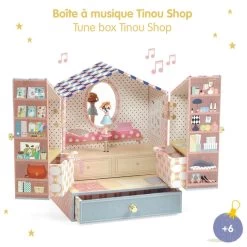 Djeco Boîte à Musique Et à Bijoux : Tinou Shop