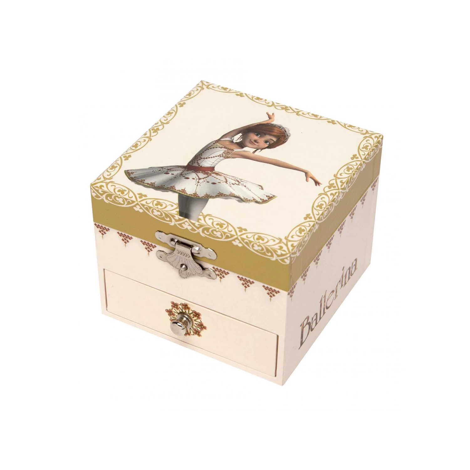 Trousselier Coffret Musical Cube Ballerina 1 Trousselier Coffret Musical Cube Ballerina