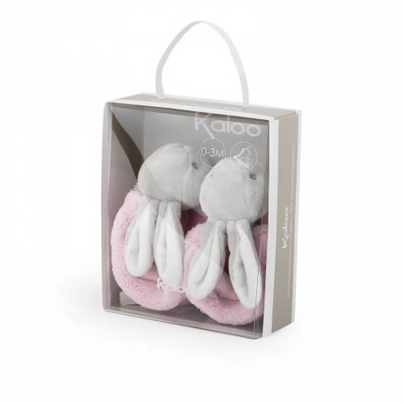Kaloo Plume : Chaussons Lapinou Rose 1 Kaloo Plume : Chaussons Lapinou Rose
