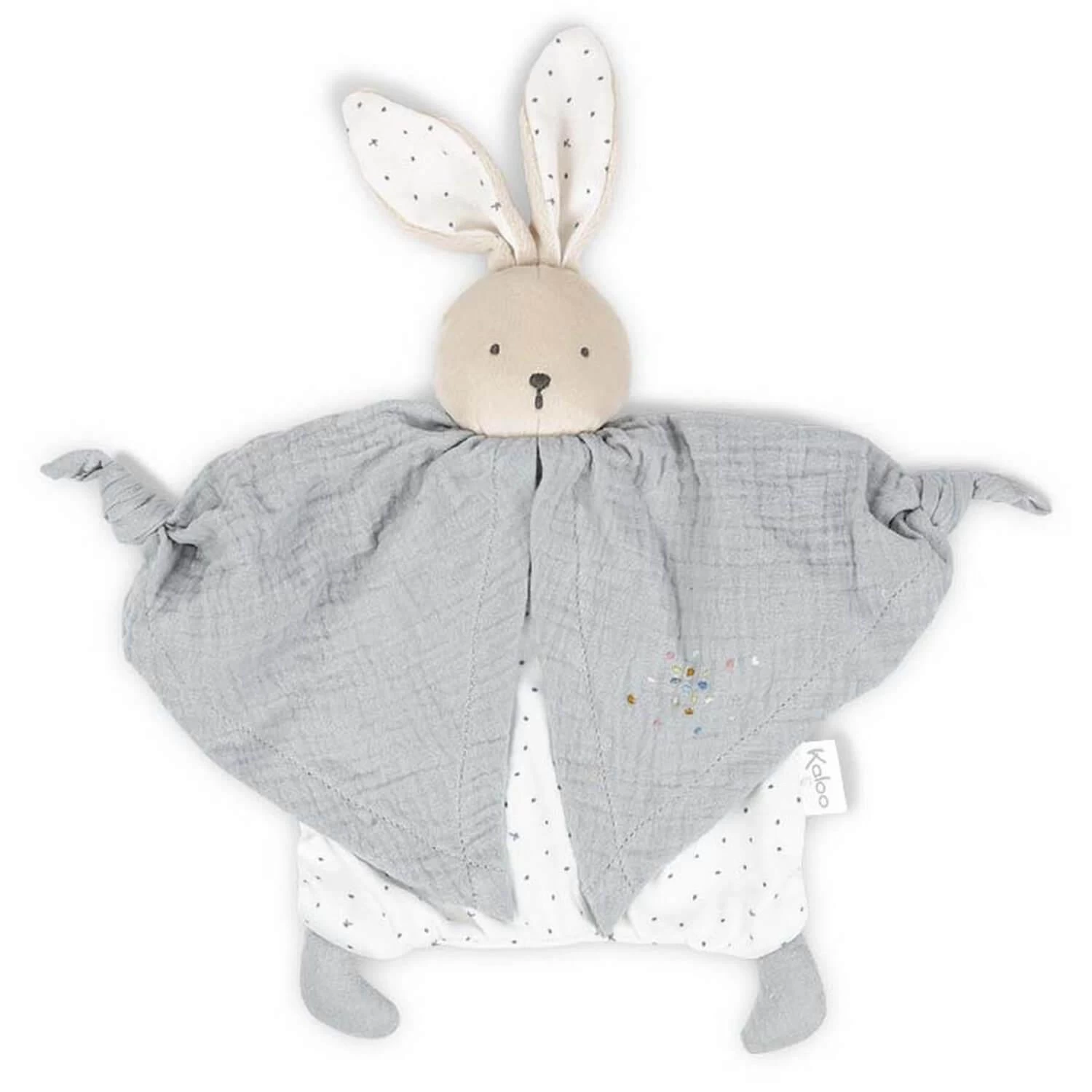 Kaloo Doudou Lapinou Gris En Coton Bio 1 Kaloo Doudou Lapinou Gris En Coton Bio