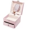 Trousselier BOITE A MUSIQUE CUBE PHOSPHORESCENT SOPHIE LA GIRAFE ROSE