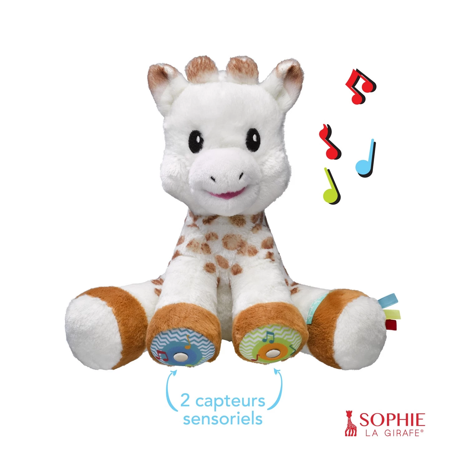 Peluche Touch & Music Sophie La Girafe 1 Peluche Touch & Music Sophie La Girafe