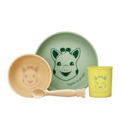 Set Repas Silicone Pastel Sophie La Girafe