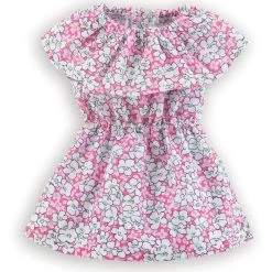 Vêtement Pour Poupée Ma Corolle 36 Cm : Robe Fleurie Rose