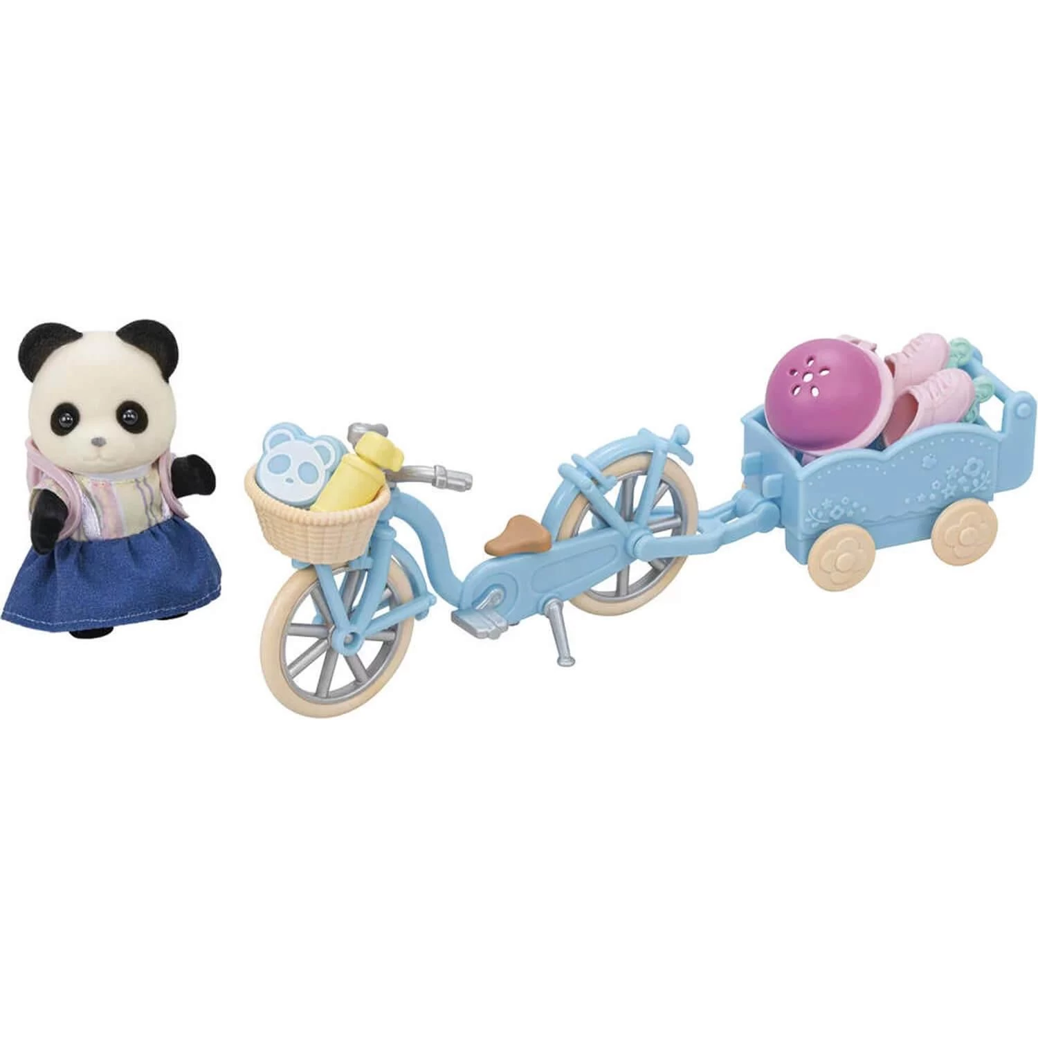 Sylvanian Families Sylvanian Family 5652 : La Fille Panda, Son Vélo Et Sa Remorque 1 Sylvanian Families Sylvanian Family 5652 : La Fille Panda, Son Vélo Et Sa Remorque