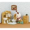 Sylvanian Families Sylvanian Family 5015 : Frère Lapin Chocolat Aux Toilettes