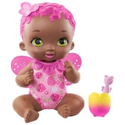 MATTEL Poupon My Garden Baby : Bébé Papillon Fraise Se Régale