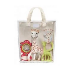 Sac Cadeau Sophie La Girafe Avec Hochet Et Anneau De Dentition