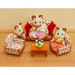 Sylvanian Families Sylvanian Family 2922 : Canapé / 2 Fauteuils / Table Basse