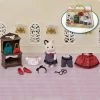 Sylvanian Families 5462 : La Valisette De Mode Et Grande Soeur Chat Bicolore