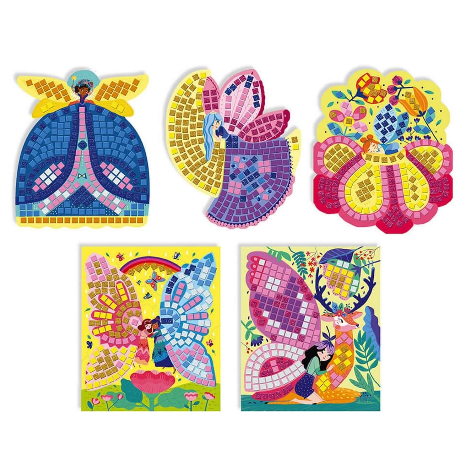 Janod Kit Créatif : Mosaïques Fées 2 Janod Kit Créatif : Mosaïques Fées – Image 2