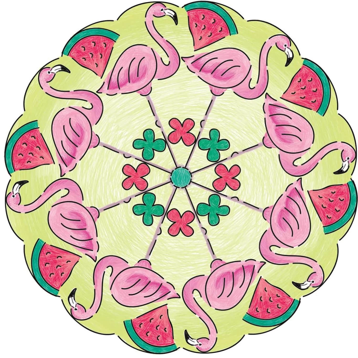 Ravensburger Mandala Designer : Flamant Rose 2 Ravensburger Mandala Designer : Flamant Rose – Image 2