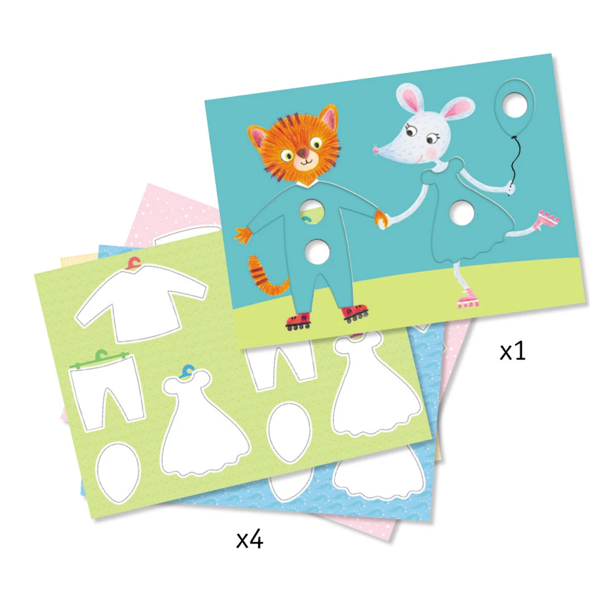 Djeco Feutres Magique : Les Habits D'Elliot Et Zoé 2 Djeco Feutres Magique : Les Habits D'Elliot Et Zoé – Image 2