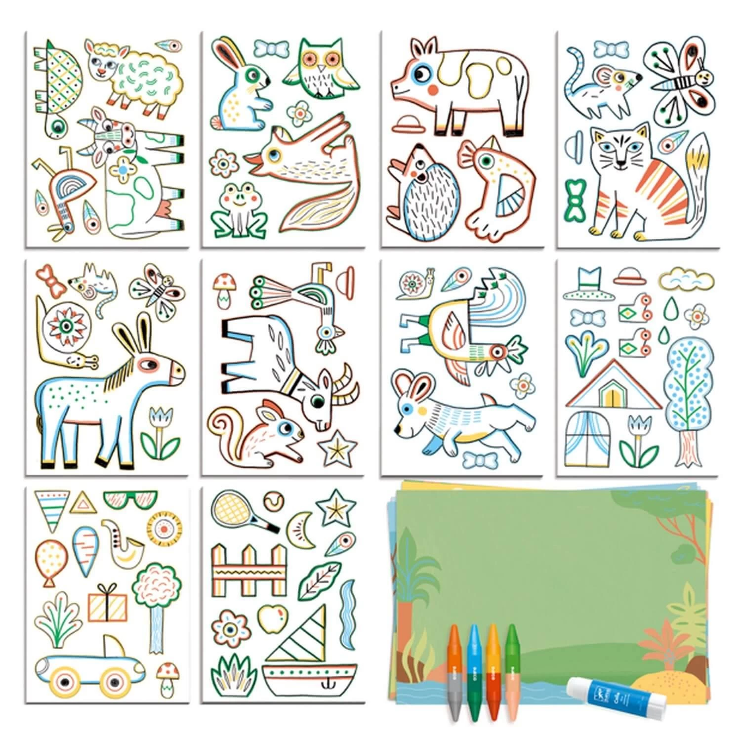 Djeco Un Monde à Créer : Animaux 2 Djeco Un Monde à Créer : Animaux – Image 2