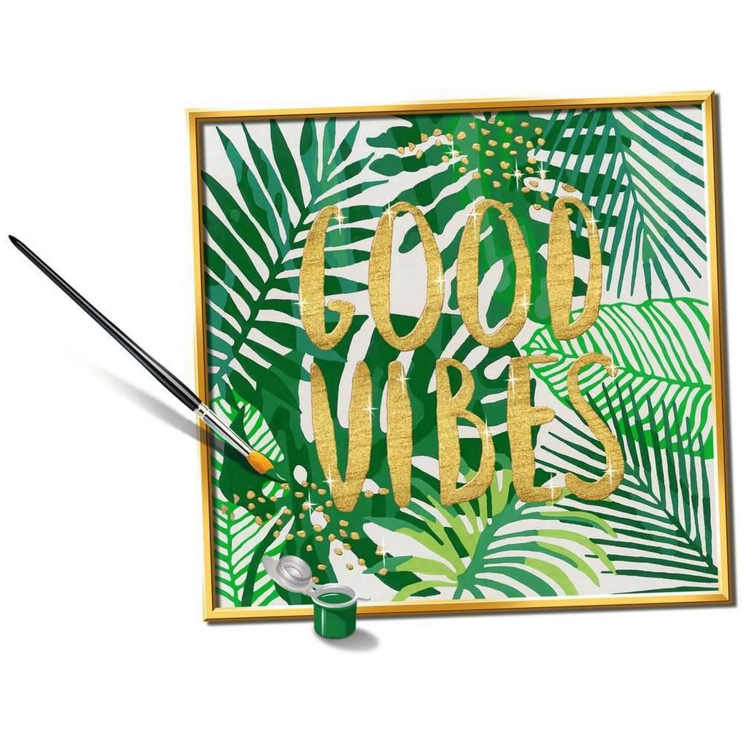 Ravensburger CreArt Peinture Au Numéro : Carré - Good Vibes 2 Ravensburger CreArt Peinture Au Numéro : Carré - Good Vibes – Image 2