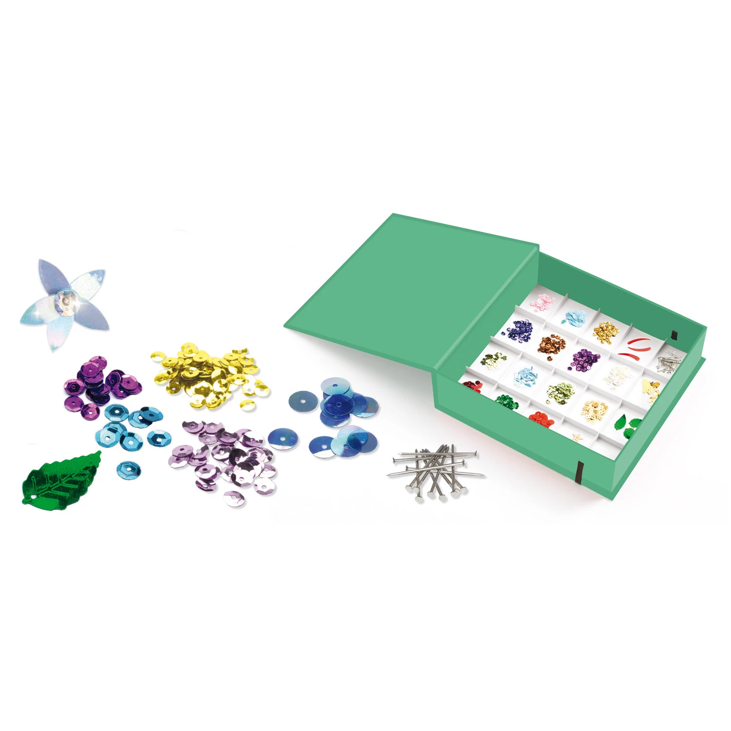 Djeco Tableaux De Sequins : Espiègles Et Coquettes 2 Djeco Tableaux De Sequins : Espiègles Et Coquettes – Image 2