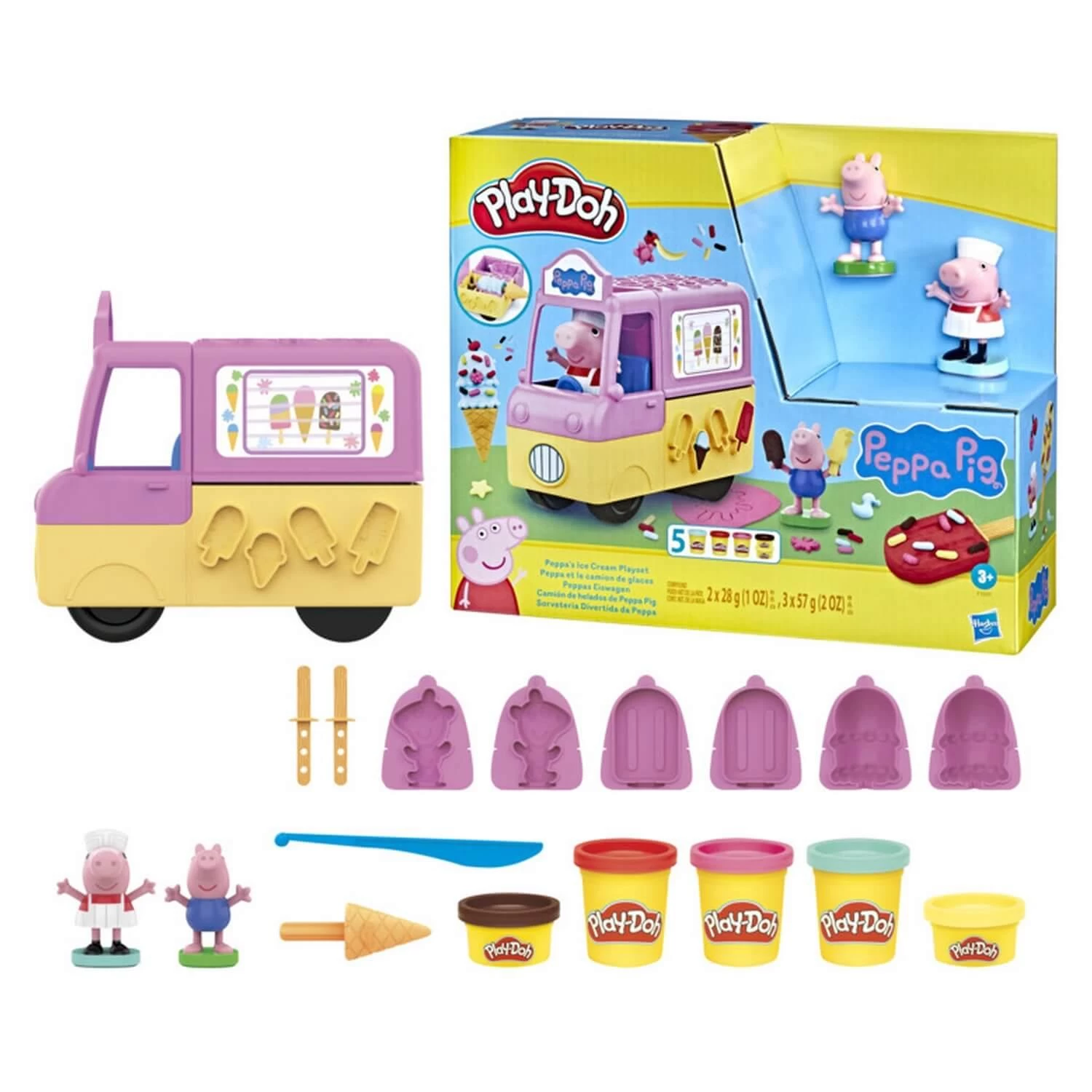 Pâte à Modeler Play-Doh Peppa Pig : Le Marchand De Glace 2 Pâte à Modeler Play-Doh Peppa Pig : Le Marchand De Glace – Image 2