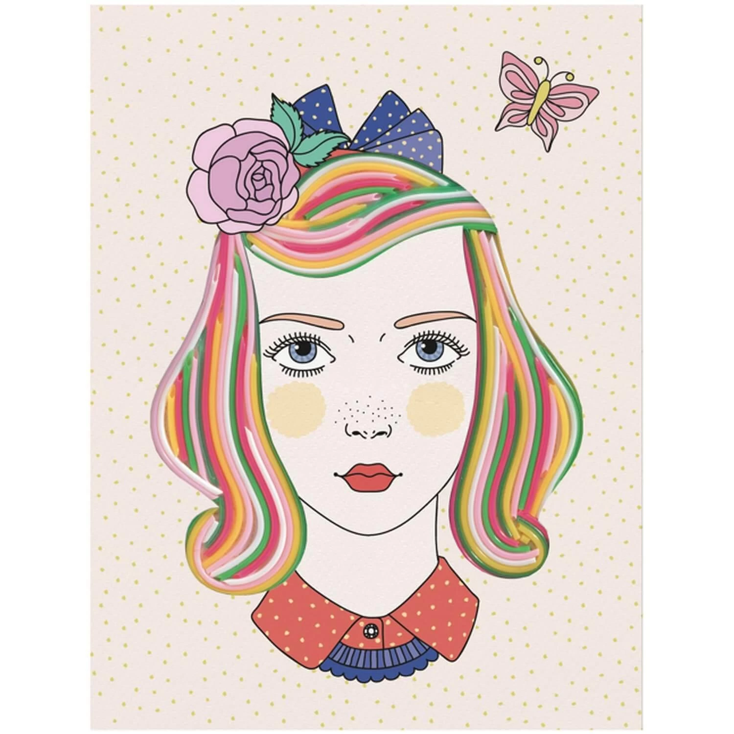 Djeco Tableaux Scoubidous : Pepsy Tifs 2 Djeco Tableaux Scoubidous : Pepsy Tifs – Image 2