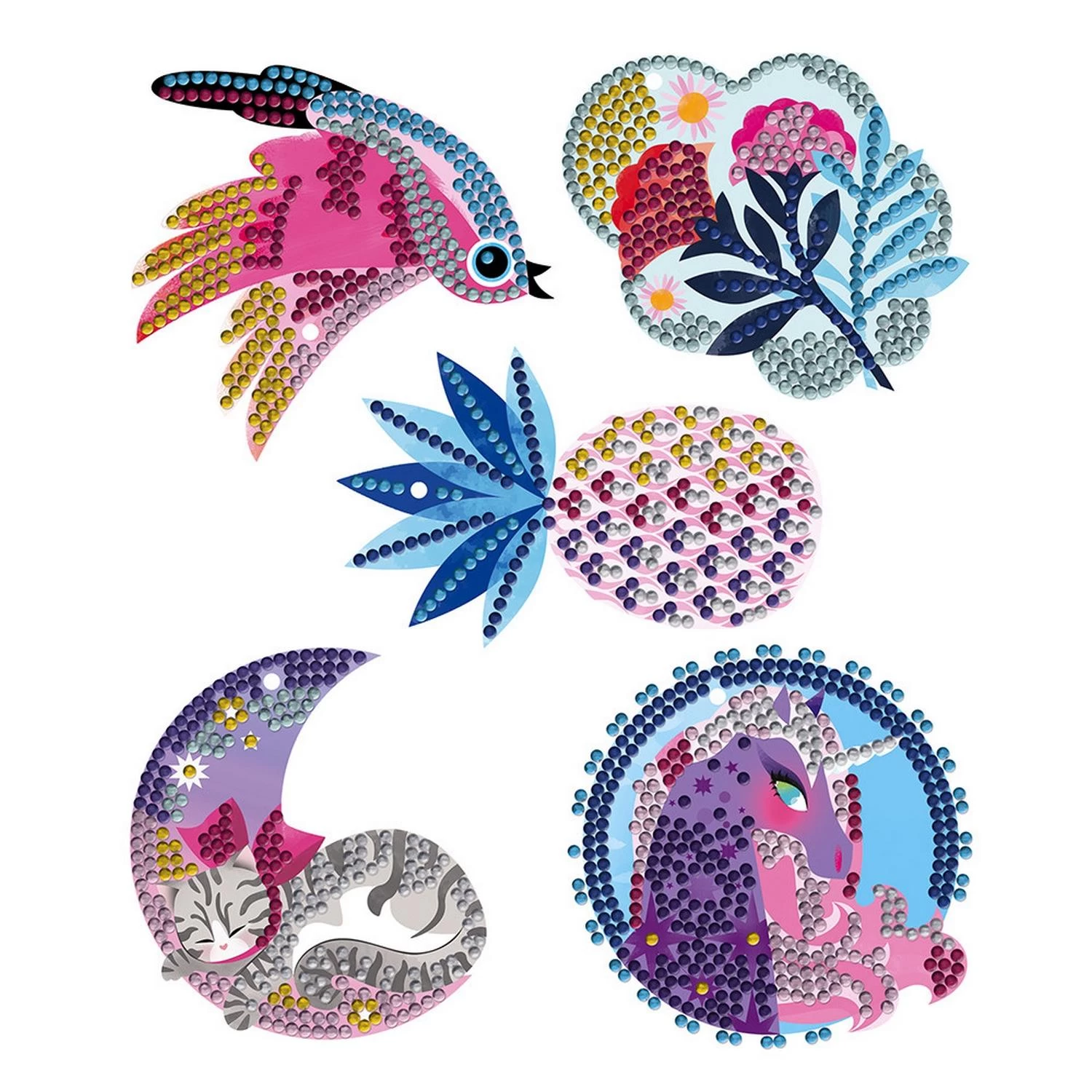 Janod Set Créatif : Pixel Art Strass Jolies Décos 2 Janod Set Créatif : Pixel Art Strass Jolies Décos – Image 2