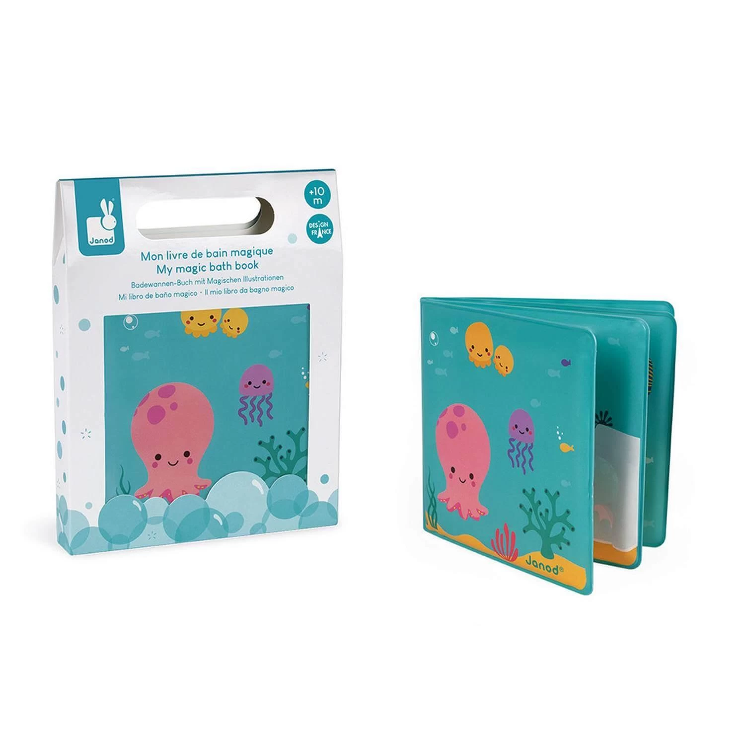 Janod Jouets De Bain : Mon Livre Magique 2 Janod Jouets De Bain : Mon Livre Magique – Image 2