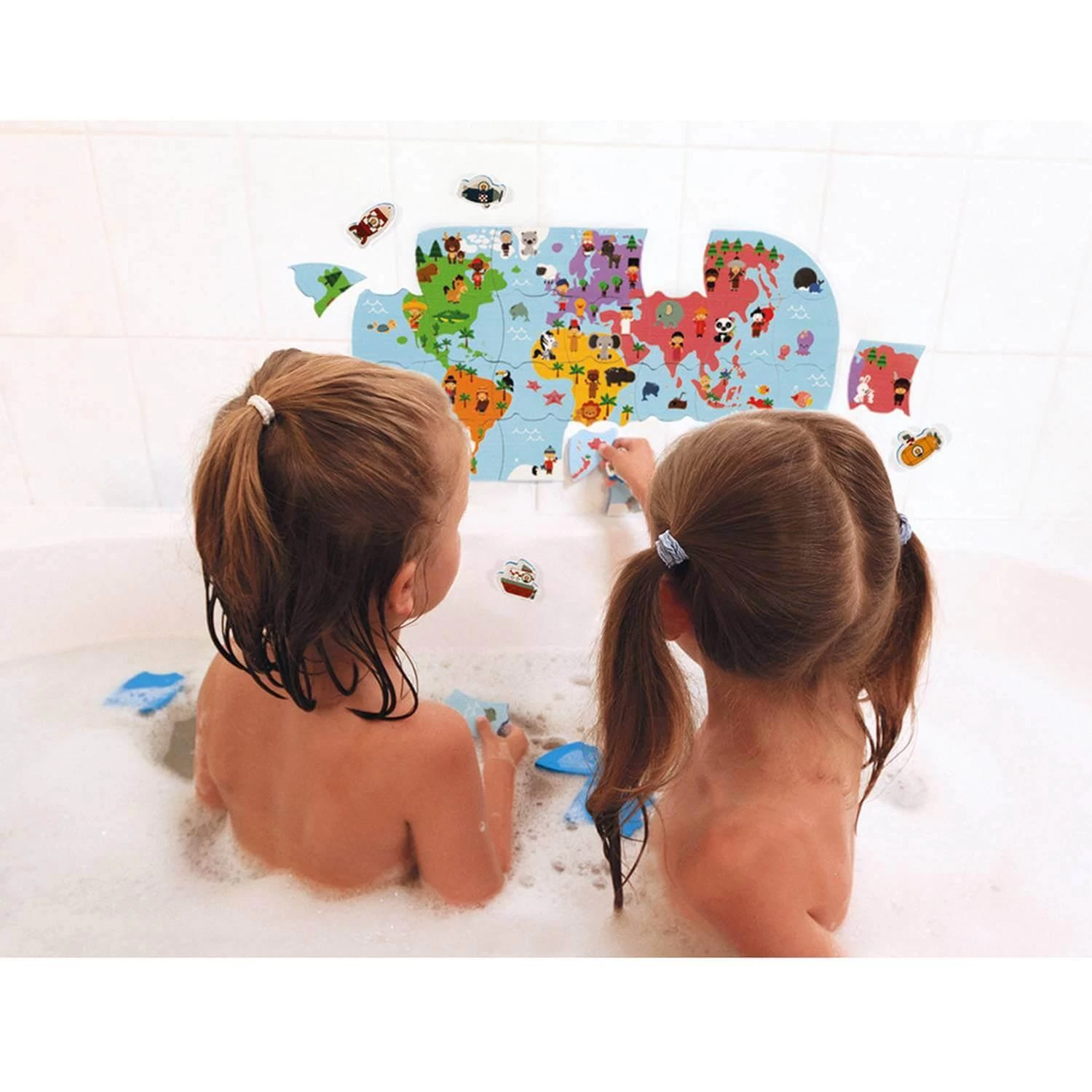 Janod Jouets De Bain : Carte Des Explorateurs 2 Janod Jouets De Bain : Carte Des Explorateurs – Image 2