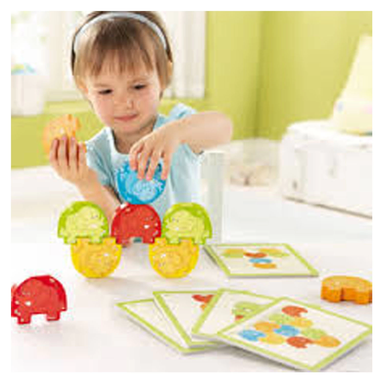 Haba Jeu D'encastrement : Eléphants Cascadeurs 2 Haba Jeu D'encastrement : Eléphants Cascadeurs – Image 2