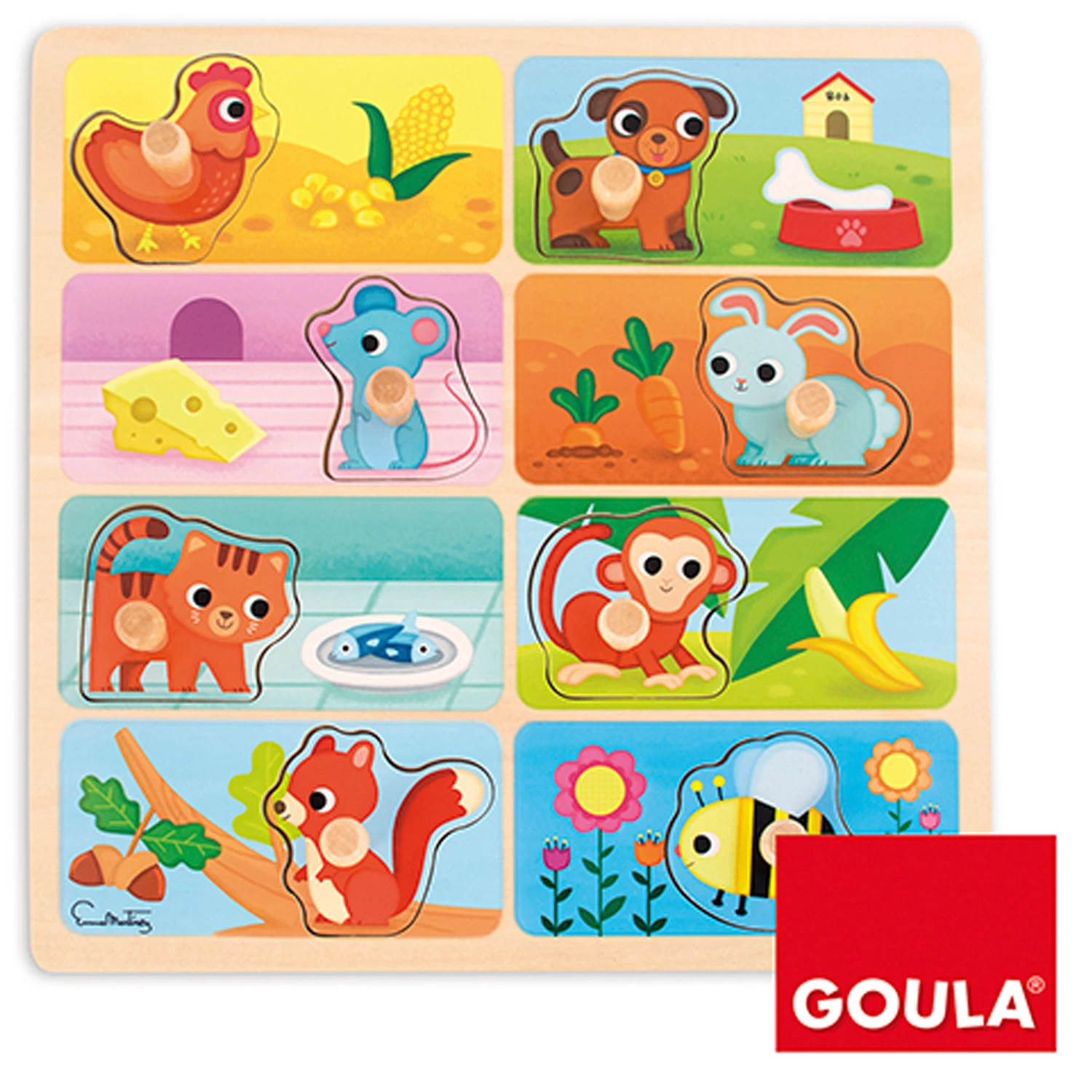 Encastrement 8 Pièces En Bois : Mon Repas Préféré 2 Encastrement 8 Pièces En Bois : Mon Repas Préféré – Image 2