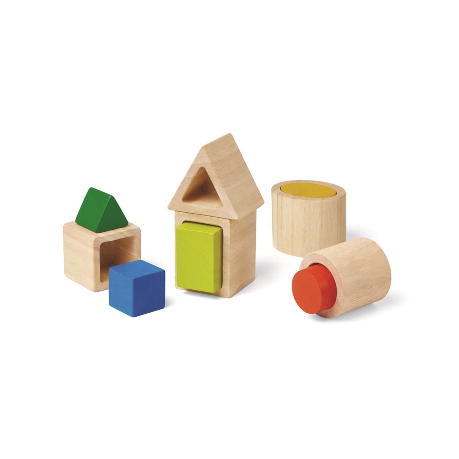 Plan Toys Formes Géométriques à Imbriquer - Méthode Montessori 2 Plan Toys Formes Géométriques à Imbriquer - Méthode Montessori – Image 2