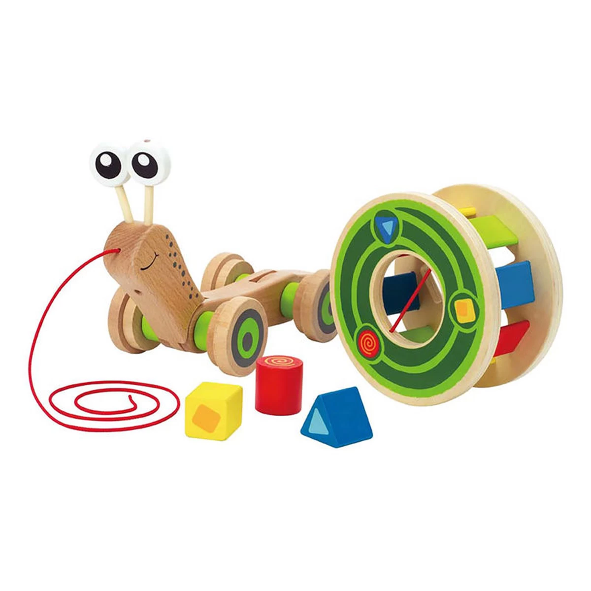 Hape Escargot Roulant Avec Jeu De Formes 2 Hape Escargot Roulant Avec Jeu De Formes – Image 2