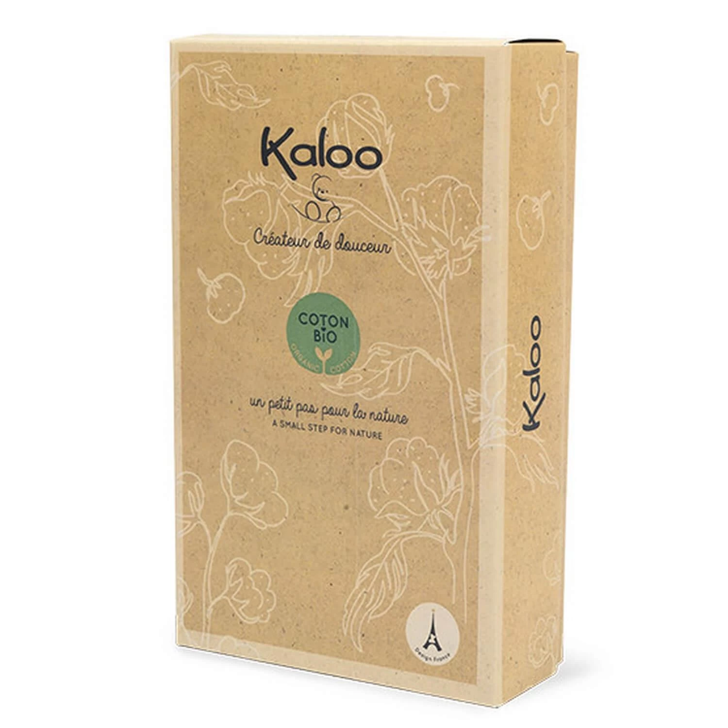 Kaloo Doudou Lapinou Gris En Coton Bio 2 Kaloo Doudou Lapinou Gris En Coton Bio – Image 2