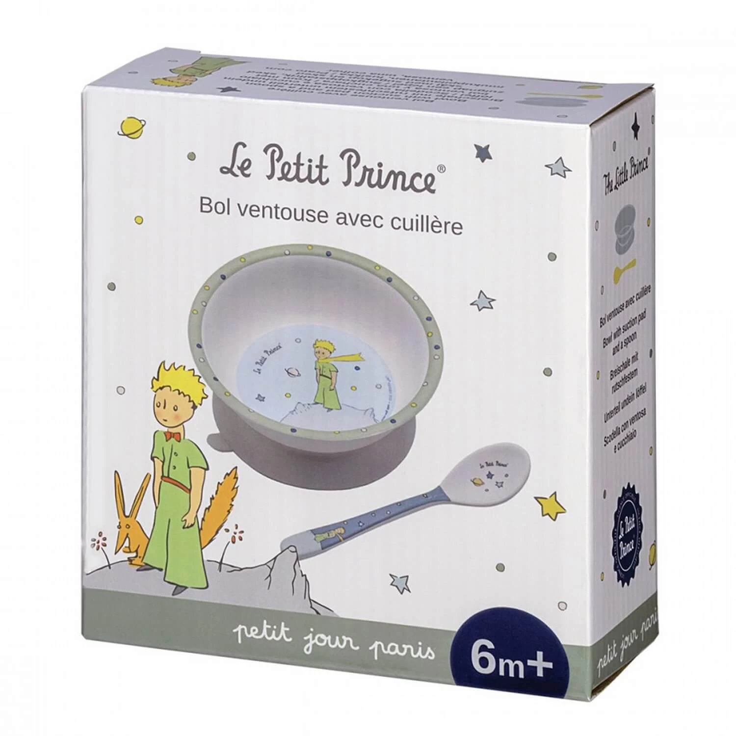 Bol En Ventouse Et Cuillère Le Petit Prince 2 Bol En Ventouse Et Cuillère Le Petit Prince – Image 2